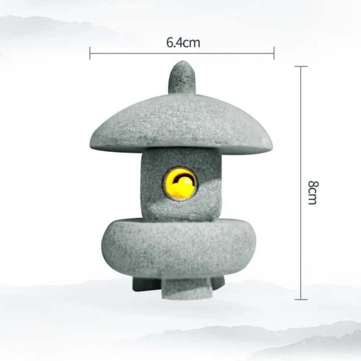 Pagoda Lantern Garden Statue Zen Yard Light Miniature Lamp for Micro Landscape Decor Fall 2026 Trend
