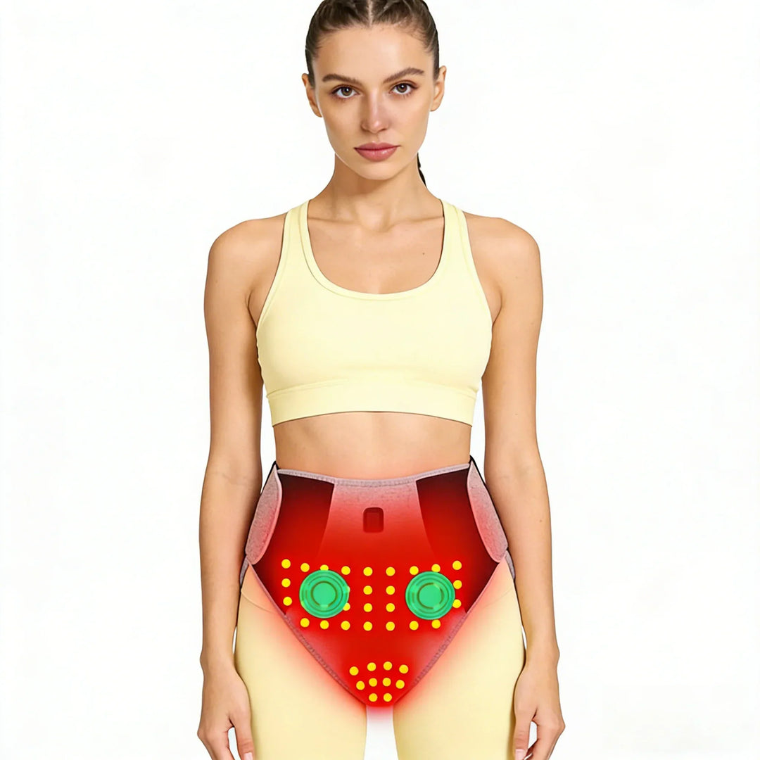Red Light Heated Underwear with Abdominal Massager – Uterus Warming Menstrual Cramp Relief Wearable 2026