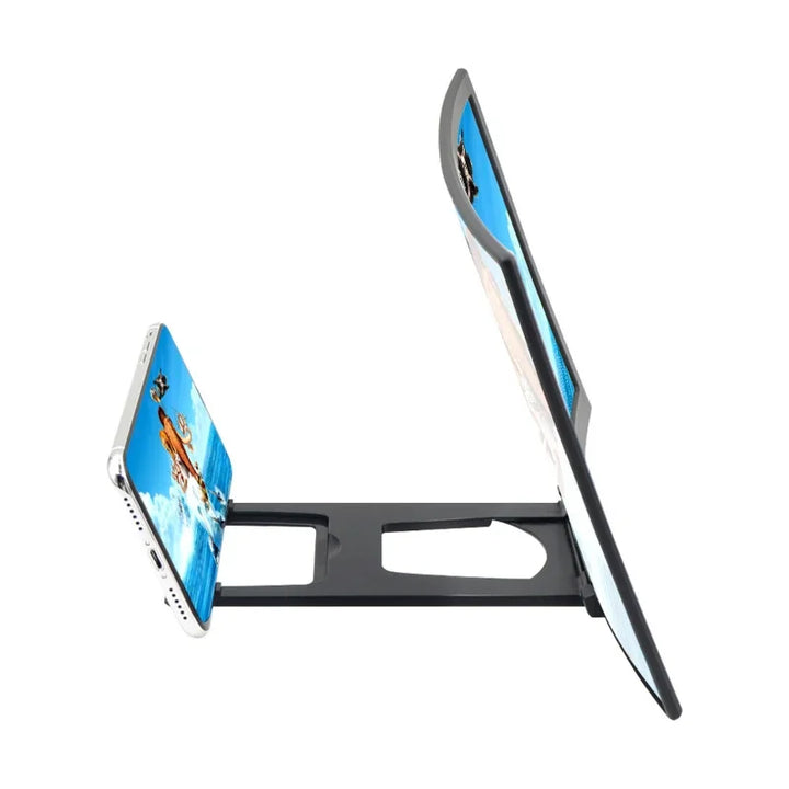 Phone Screen Magnifier 12 Inch Curved Desk Stand For Hands Free Video Viewing Back To School 2026 Ultra Clear
