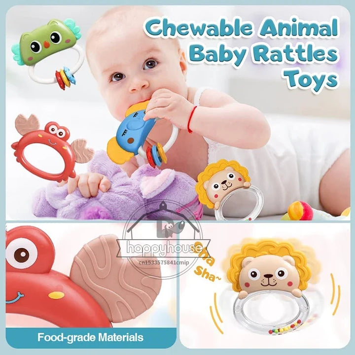 Musical Baby Mobile Projection Remote Newborn Sensory Toys