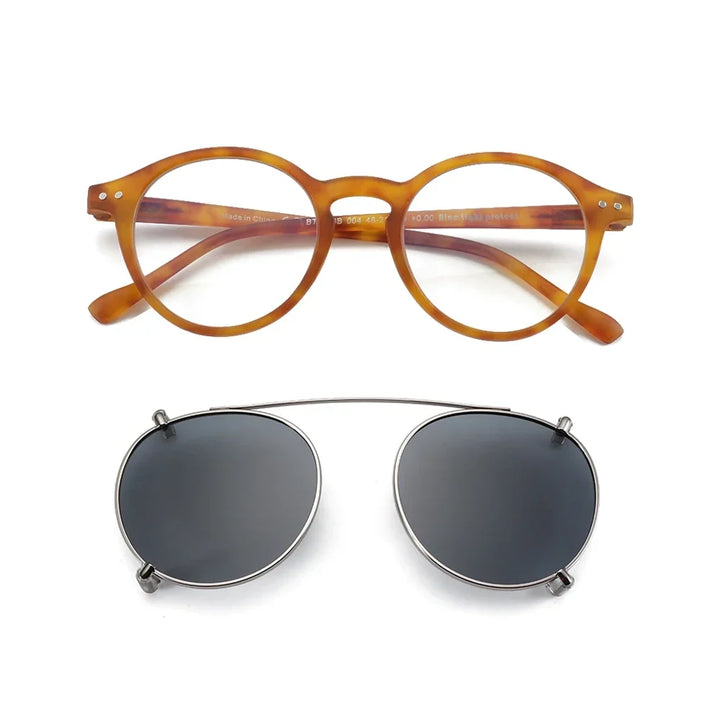 Clip On Sunglasses Retro Round Frames Anti Blue Light Polarizing Clip Ons Summer 2026