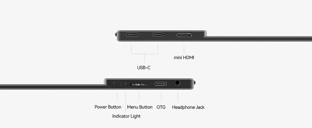 OLED 13.3 Inch Portable Monitor 1ms HDR 100 Percent DCI P3