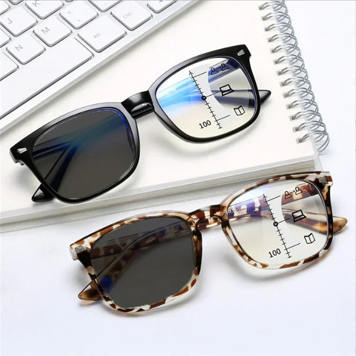 Photochromic Reading Sunglasses Multifocal Glasses Fall 2026 color Changing Progressive Presbyopia Lenses Outdoors