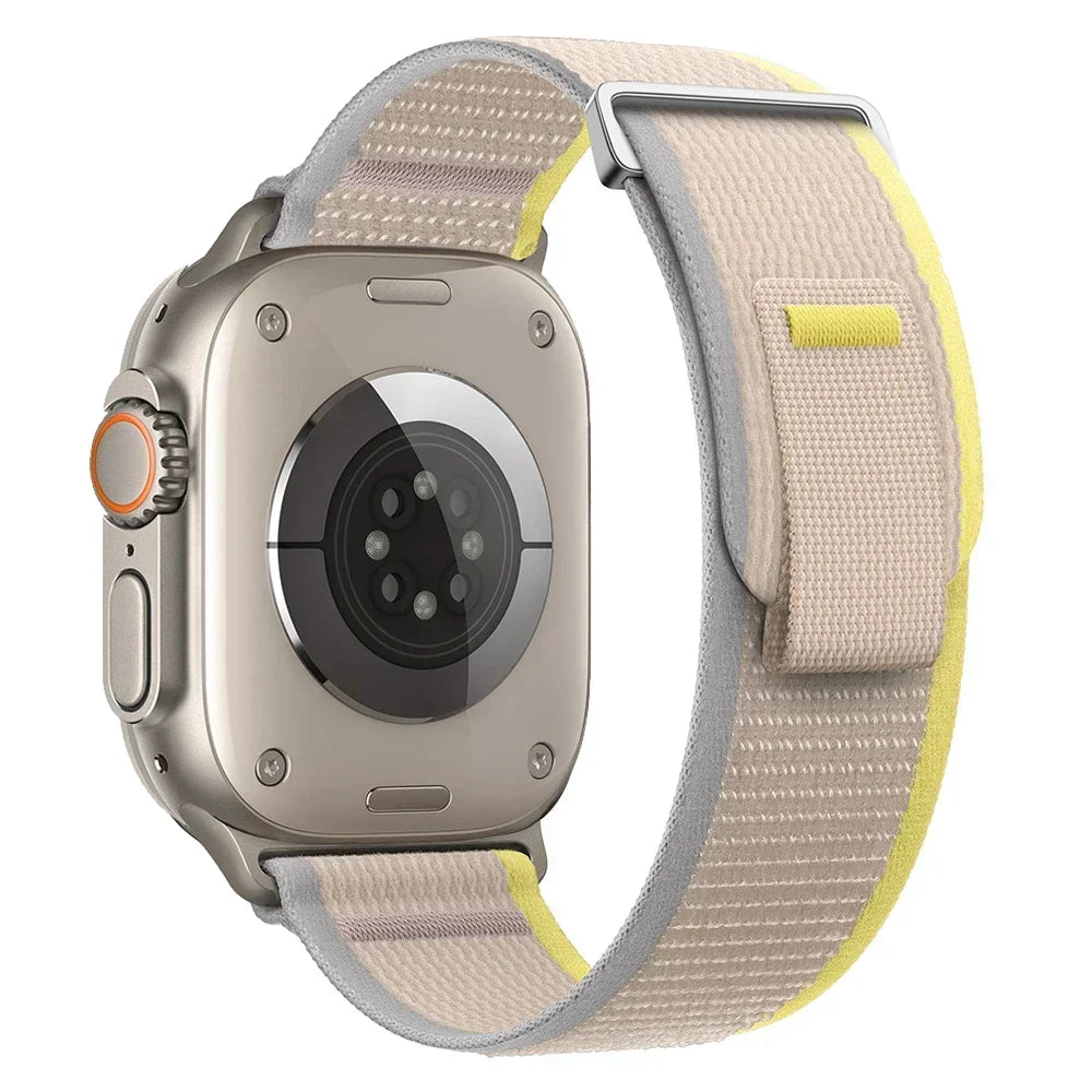 Nylon Trail Loop Apple Watch Band - Breathable Sport Strap for Ultra 3 2, Series 11 10 9 8 7 41-49mm