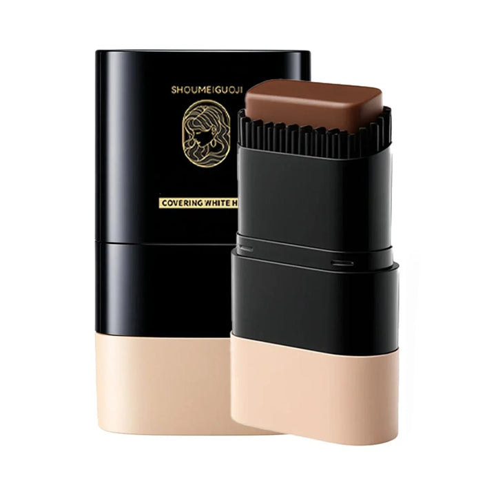 Temporary Hair colour Root Touch-Up Stick with Comb - Instant White Hair Coverage Non-Stain colouring Pen