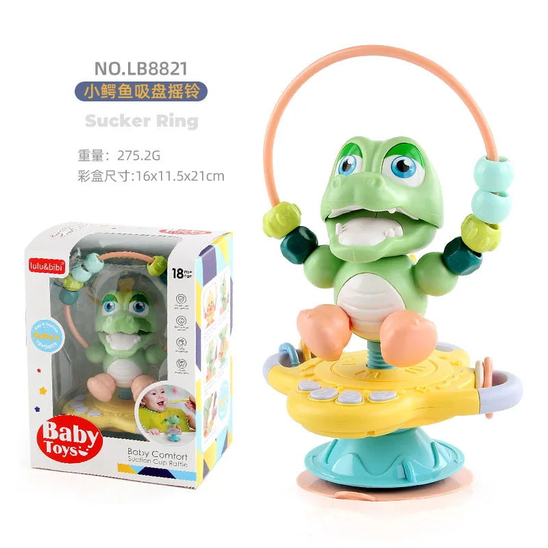 Baby Soothing Rattle Suction Cup Newborn Sensory Toys