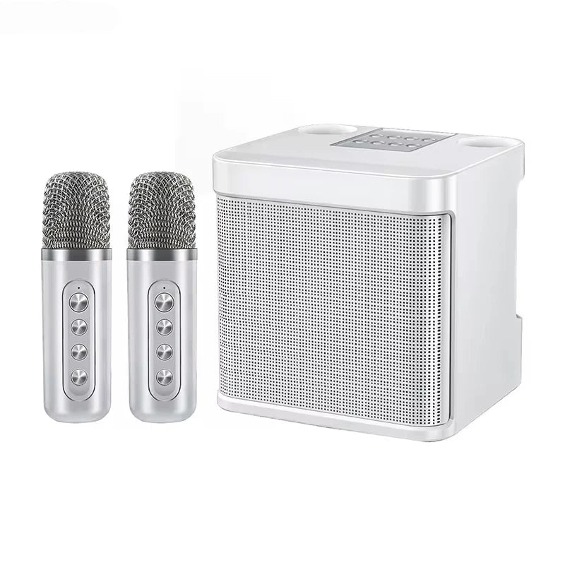Bluetooth Speaker Karaoke System Portable Wireless 10W With 2 Microphones Outdoor Party Sound Fall 2025