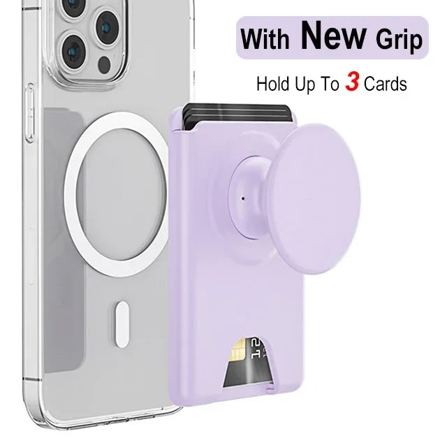 Magnetic Wallet With Expanding Grip For Phones Universal Card Holder Case Anti Scratch And Dustproof Back To School 2026