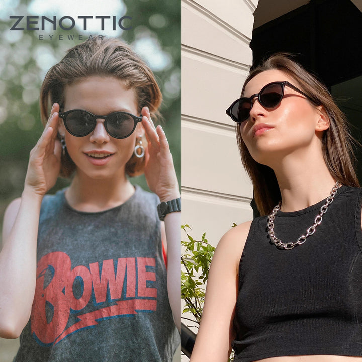 Polarized Sunglasses Round Retro Unisex Eyewear Summer 2026 Trend UV400 Protection