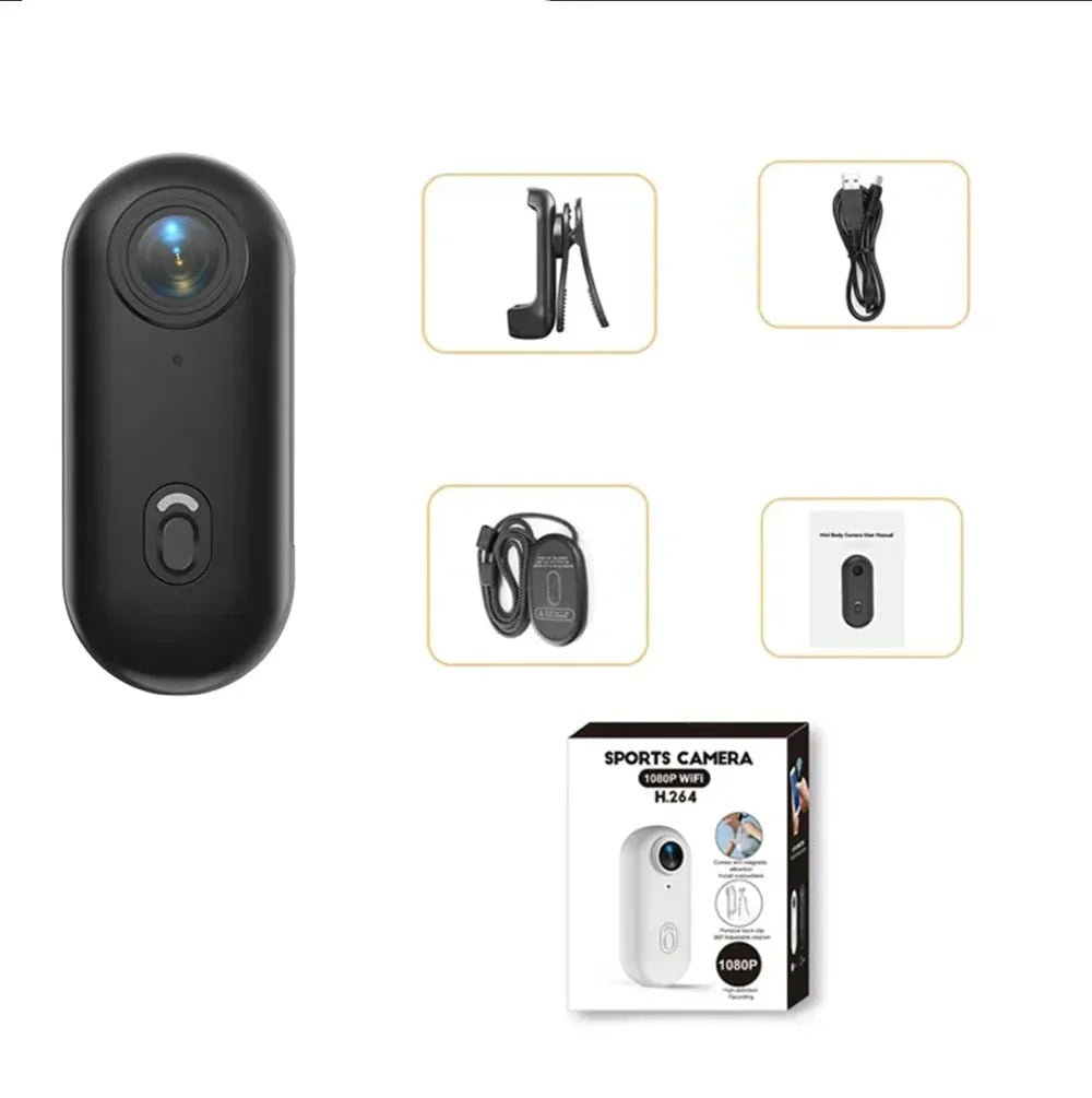Action Camera Mini 4K 1080P Helmet And Bike Mount WiFi Full HD Sports Cam Summer 2026 Gear For Action Sports