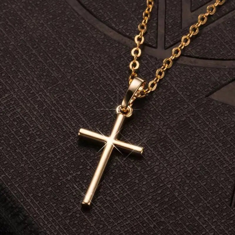 Cross Necklace Pendant jewelry Unisex Long Chain Christian Charm Gift Idea Summer 2026 Trend