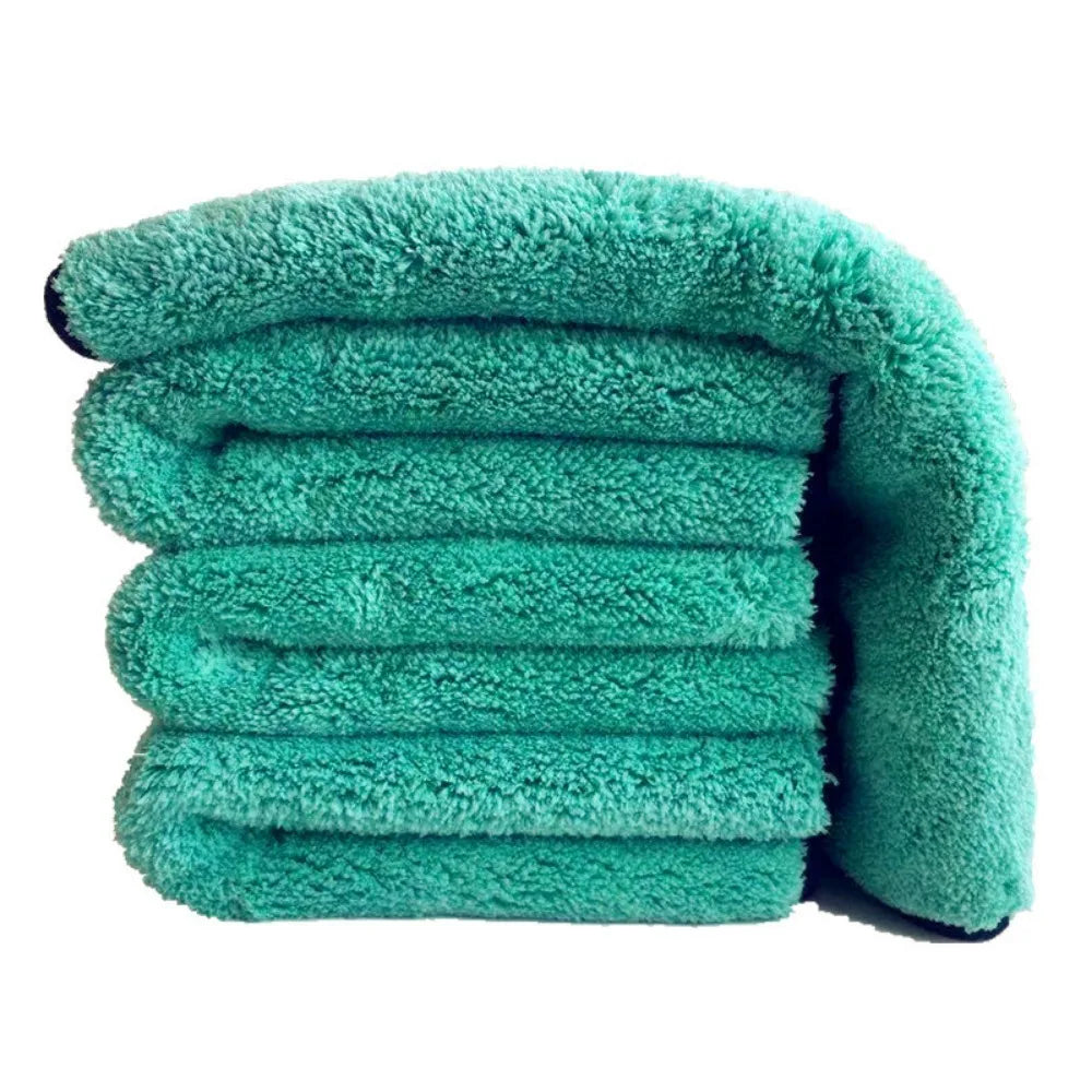 Microfiber Car Towel 38x38cm Deluxe Coral Fleece Ultra Absorbent Drying Cloth for Car Detailing TikTok Viral Fall 2025