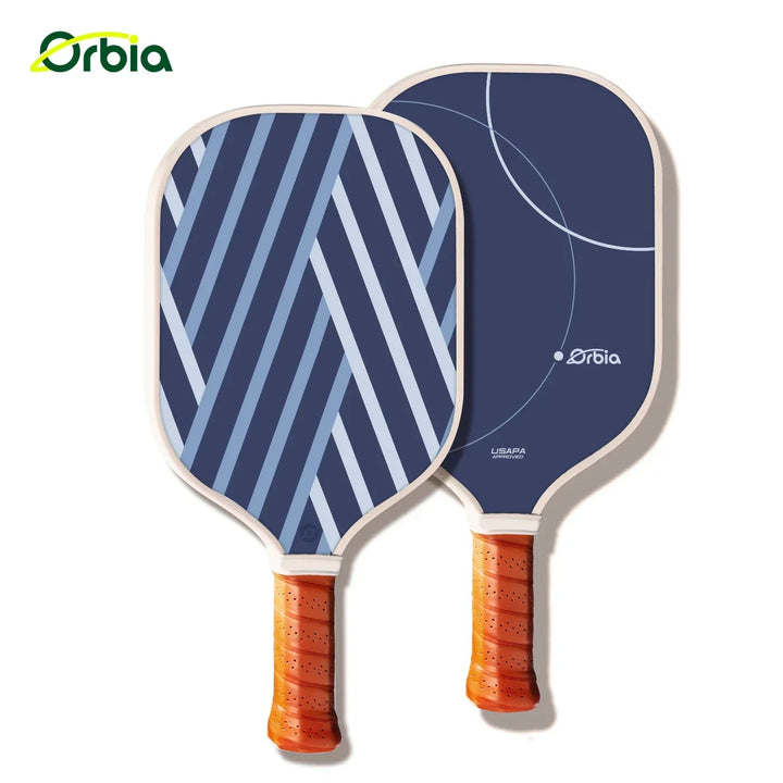Pickleball Paddle Set with 2 Durable Paddles and 4 Outdoor Balls for Recreational Play - Lightweight and Comfortable