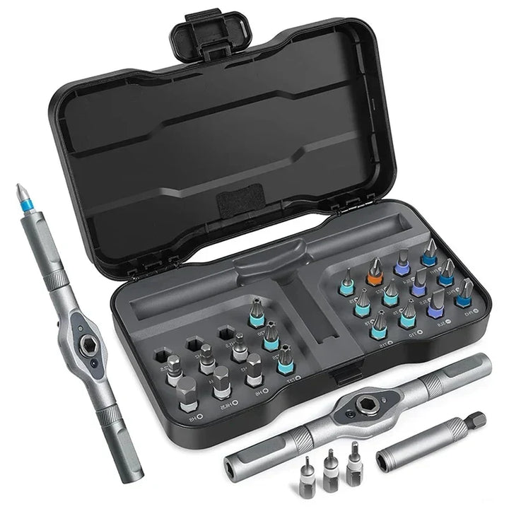 Screwdriver Bit Set Magnetic Chrome-Vanadium Steel Hand Tool Kit For Home Repairs Fall 2025 Gift Idea