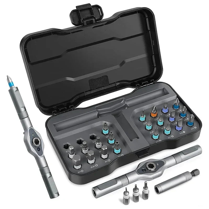 Screwdriver Bit Set Magnetic Design Multi Bit Repair Kit For DIY Projects Fall 2025 Gift Idea