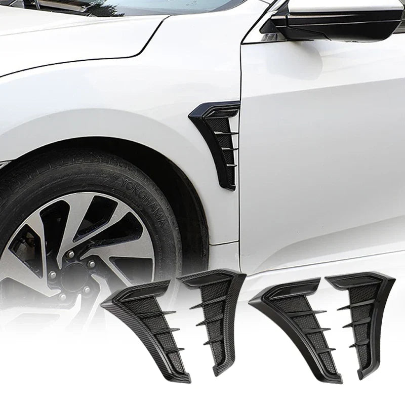 Car Hood Vents Universal Air Intake Scoop Carbon Fiber Look Exterior Decoration TikTok Viral Fall 2026 Gift Idea