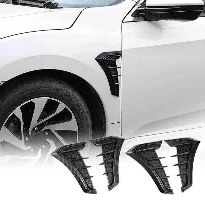 Car Hood Vents Universal Air Intake Scoop Carbon Fiber Look Exterior Decoration TikTok Viral Fall 2026 Gift Idea