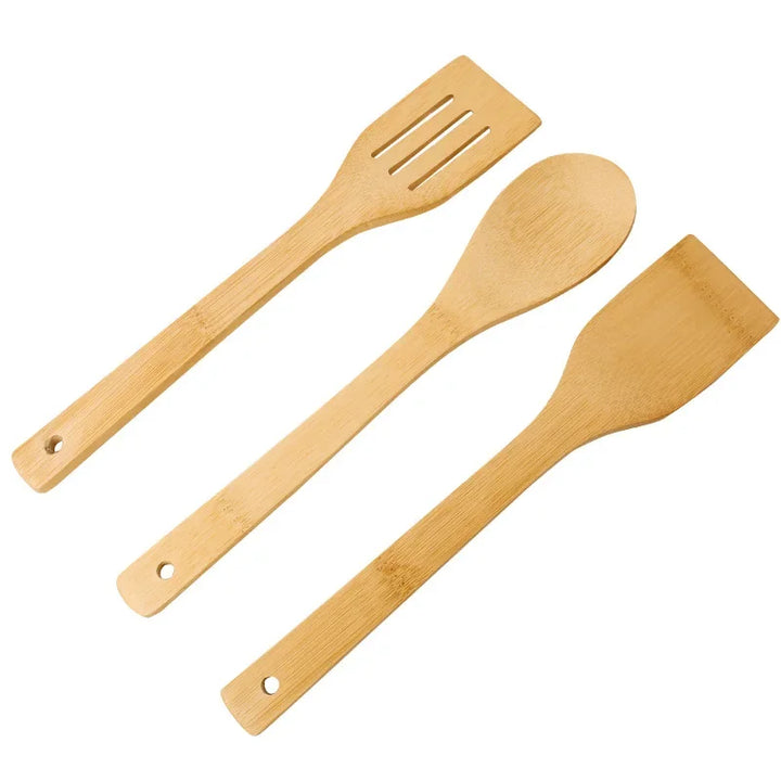 Alishan Bamboo Cookware Set Non-Stick Frying Pan Spatula
