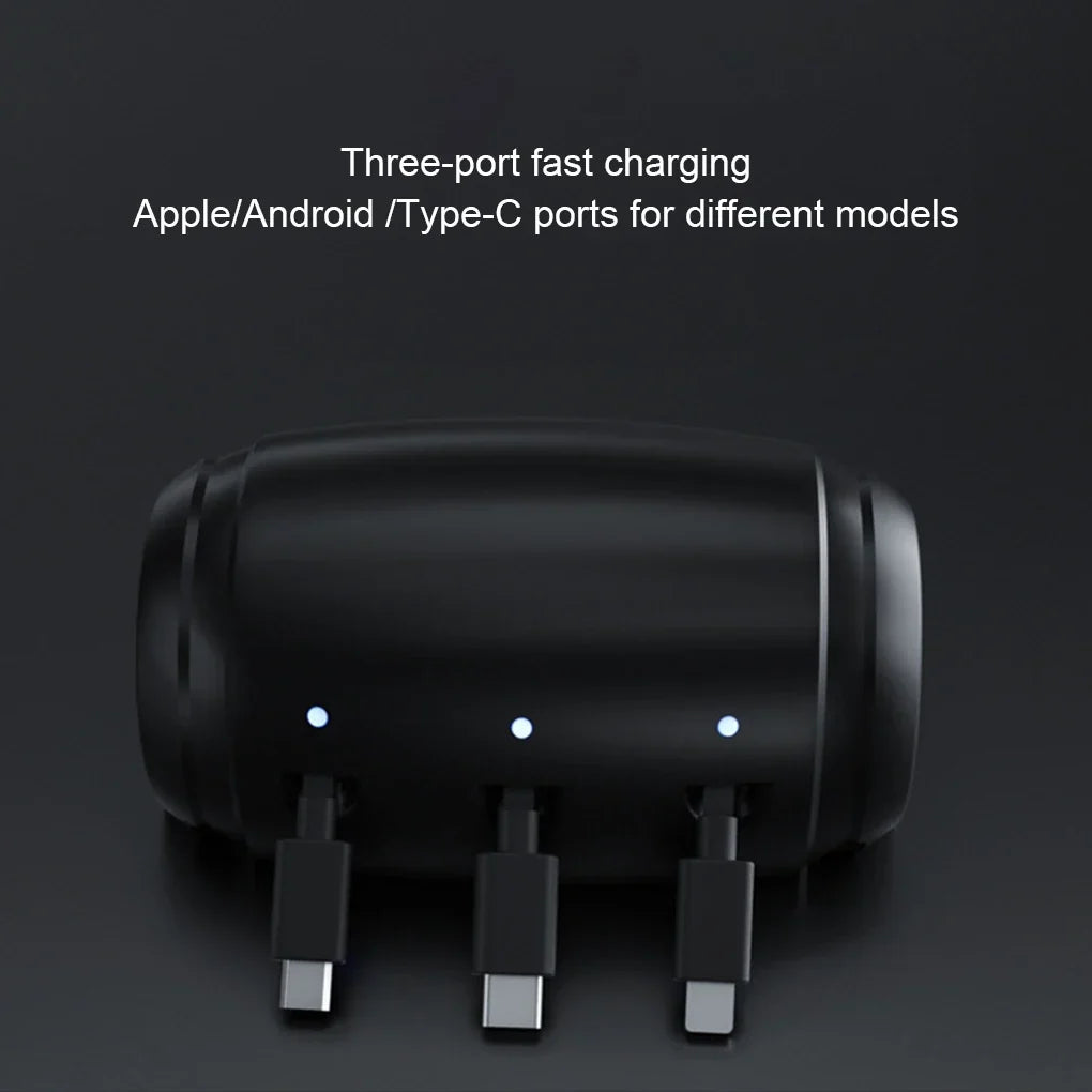 Car Charger With Retractable Cord – 3 In 1 Fast Charging Station For Phones And Tablets, Summer Road Trip 2026