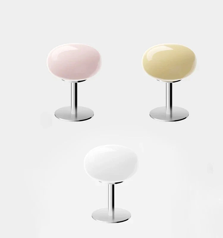 Macaron Glass Table Lamp Trichrome Night Light Eye Guard