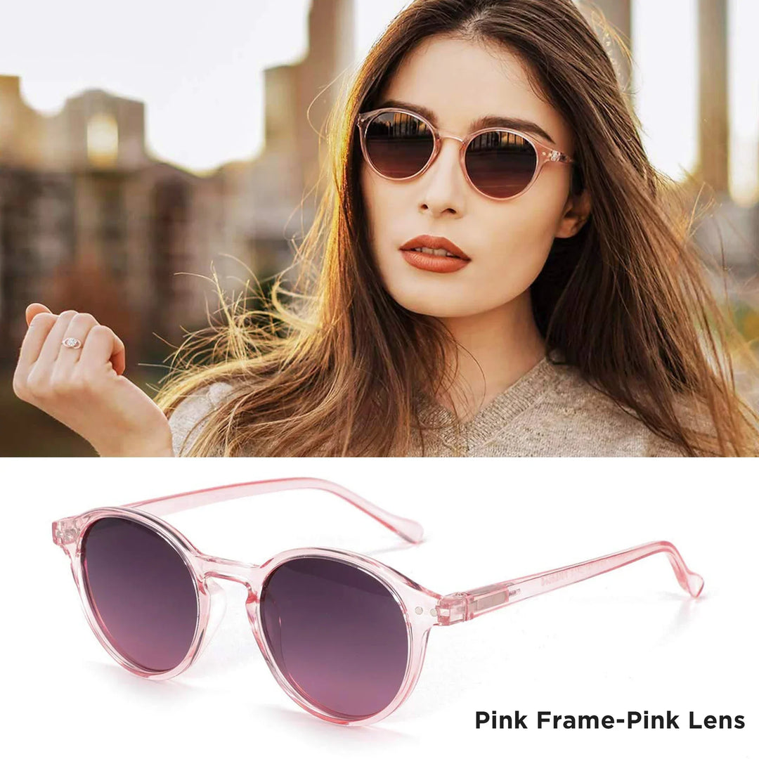 Polarized Sunglasses Round Retro Unisex Eyewear Summer 2026 Trend UV400 Protection