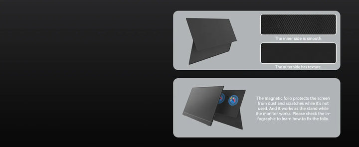 OLED 13.3 Inch Portable Monitor 1ms HDR 100 Percent DCI P3