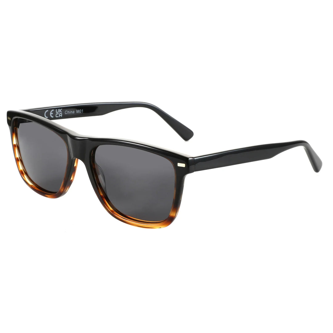Polarized Sunglasses Square Acetate Frames UV400 Protection Unisex Classic Design