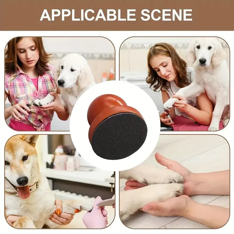 Wooden Dog Nail Scratching Board – Manual Pet Claw File Grinding Care Tool for Puppy Outdoor Indoor 2026