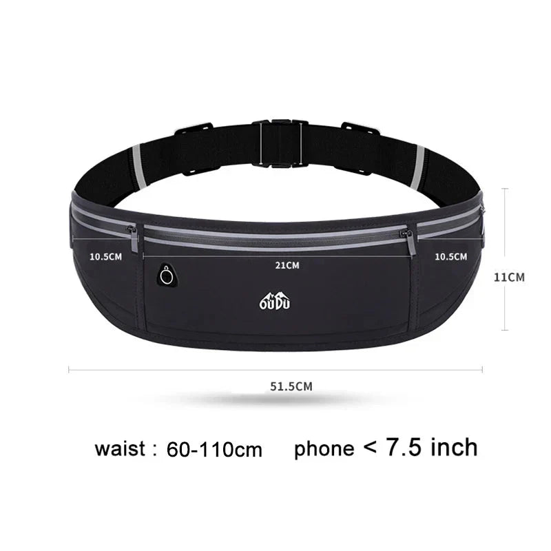 Sports Fanny Pack – Waterproof Running Belt Bag for Men and Women