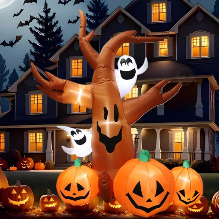 Inflatable Halloween Decoration Pumpkin Tree Outdoor Fall 2025