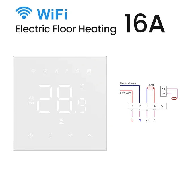 Smart Thermostat WiFi Autumn 2025 Heating And Boilers Voice Assistant Compatible Touchscreen Energy Saving