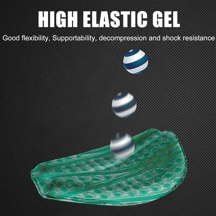 Motorcycle Gel Seat Cushion 3D Honeycomb Pressure Relief Anti-Slip Pad Long Ride Comfort