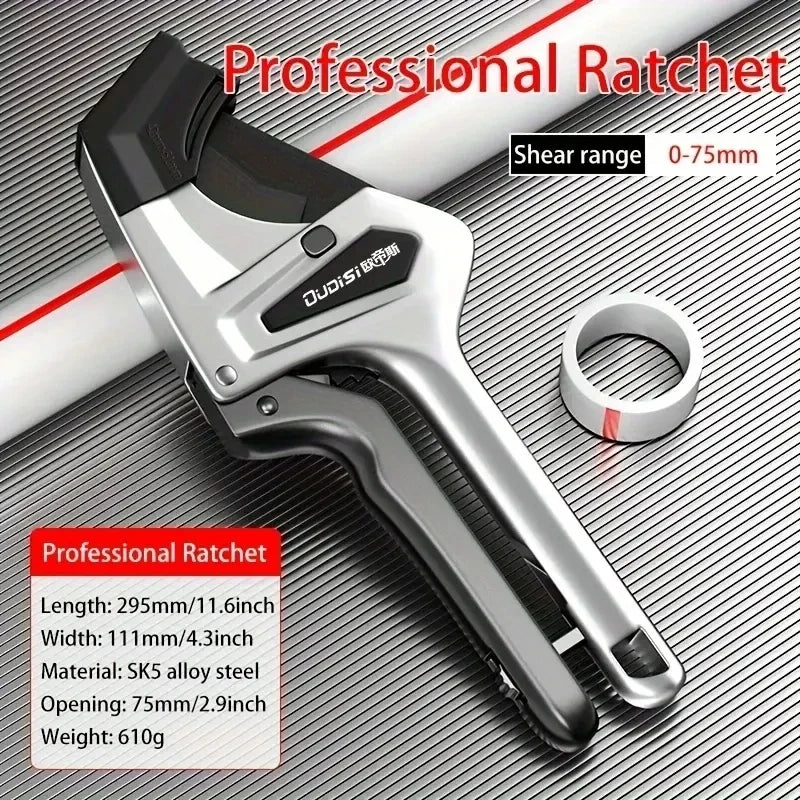Water-Resistant PVC Pipe Cutter Tool - Multi-Purpose Garden Tool for Plastic &amp; Rubber Tubing