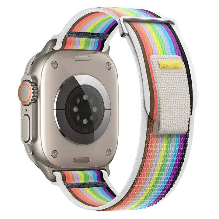 Nylon Trail Loop Apple Watch Band - Breathable Sport Strap for Ultra 3 2, Series 11 10 9 8 7 41-49mm