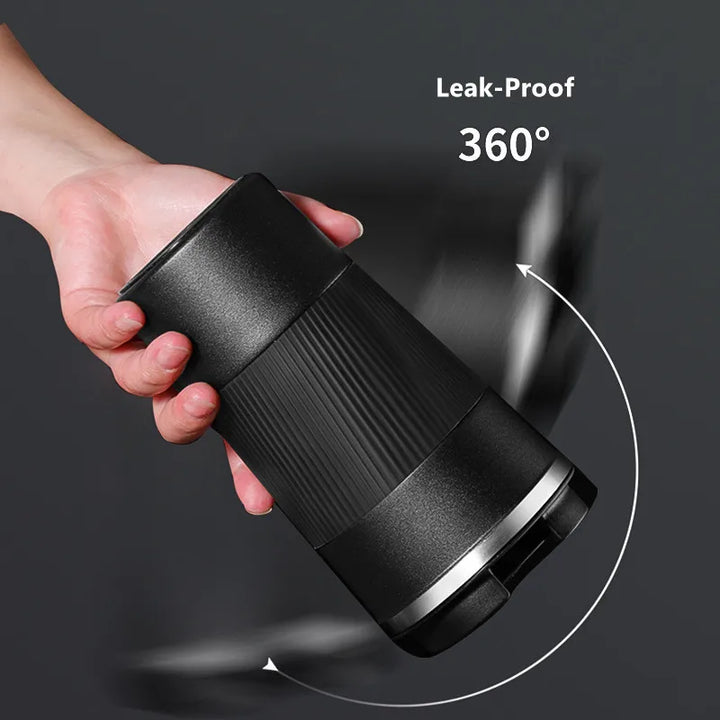 510ml Double Stainless Steel Coffee Thermos Mug - Leak-Proof Travel Flask, Non-Slip Insulated Water Bottle, BPA Free