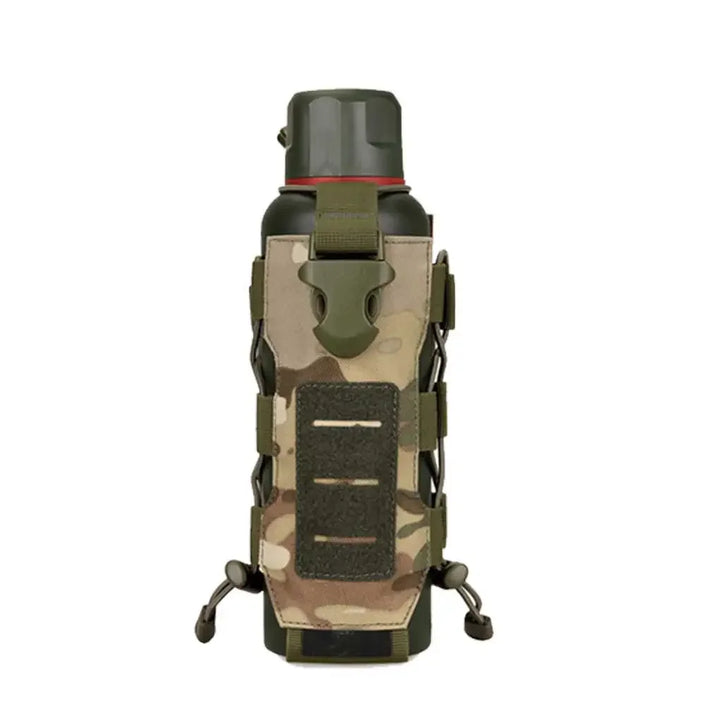 MOLLE Radio Pouch and Water Bottle Holder - Adjustable 40 Oz Pouch for Backpack Fall 2025 Tactical Gear Accessory