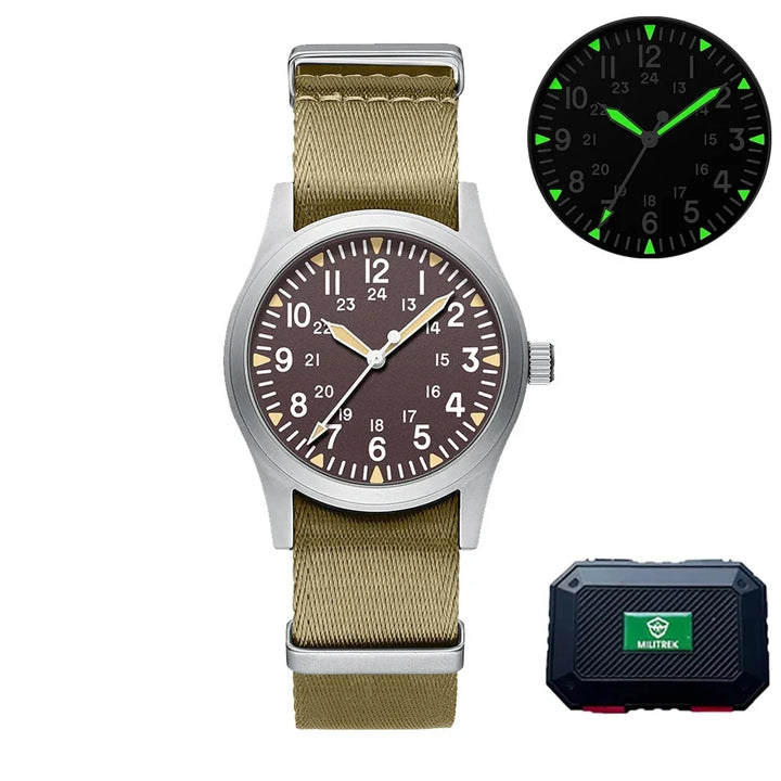 Military Quartz Field Watch 37mm Sapphire Fall 2025