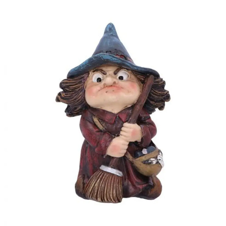 Resin Witch Statue Waterproof Garden Gnome Figurine Indoor Outdoor Halloween Decor 2026 Gift Idea