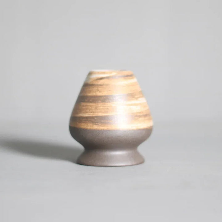 Matcha Tea Whisk Holder Pottery Stand Rustic Teaware
