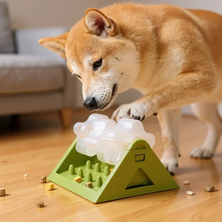 Dog Puzzle Feeder Interactive Dispenser Fall 2026 Gift Idea Leak Proof Durable PP Plastic