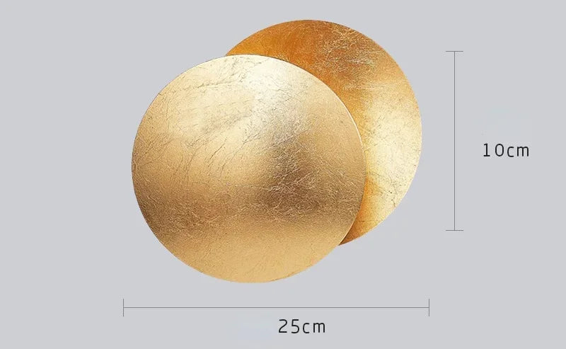 Wall Sconce Light Round Eclipse Modern Wall Lamp Iron Construction Ambient Bedside Decor Fall 2026