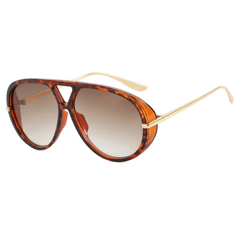 Oversized Sunglasses Vintage Luxury Frame Summer 2026 Trend CE Certified Gift Idea
