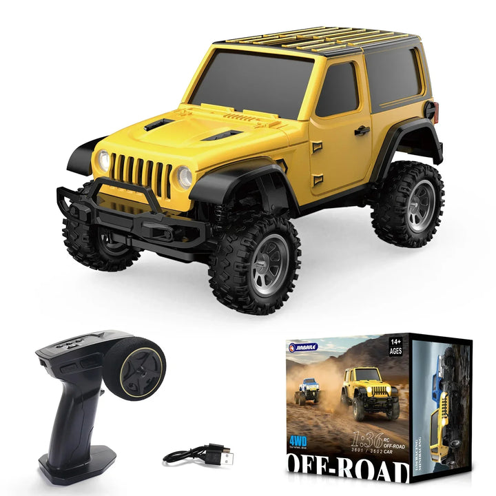 RC Car 1/36 4WD Off-Road Vehicle Light System RTR Hobby Model Fall 2025 Gift Idea