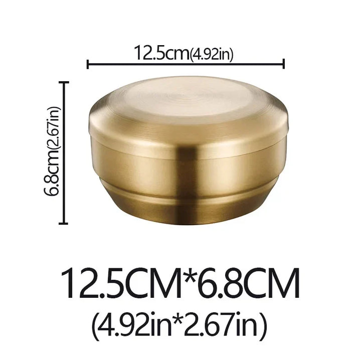 Stainless Steel Double Layer Rice Bowl With Lid Insulated