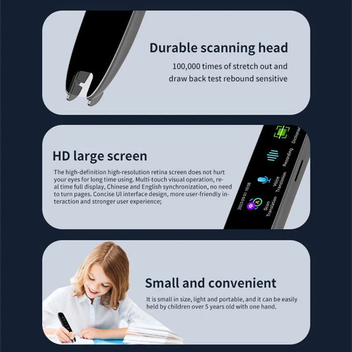 Multifunctional Smart Voice Translator Pen A26 - Real-Time Language Dictionary for Travel