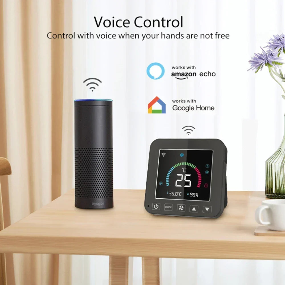 Smart Thermostat WiFi Infrared Controller For Air Conditioner Temperature Humidity Monitor Fall 2025 Home Automation