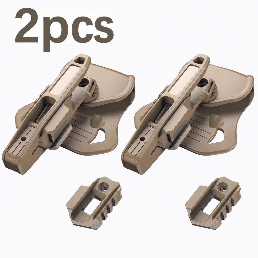 Nylon Pistol Belt Holster - Universal Fit for Double Stack 9mm Handguns, Airsoft and Outdoor Carry