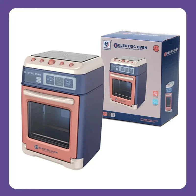 Pretend Kitchen Playset - Electric Vacuum, Juicer, Washing Machine &amp; Water Sweeper Toys for Kids