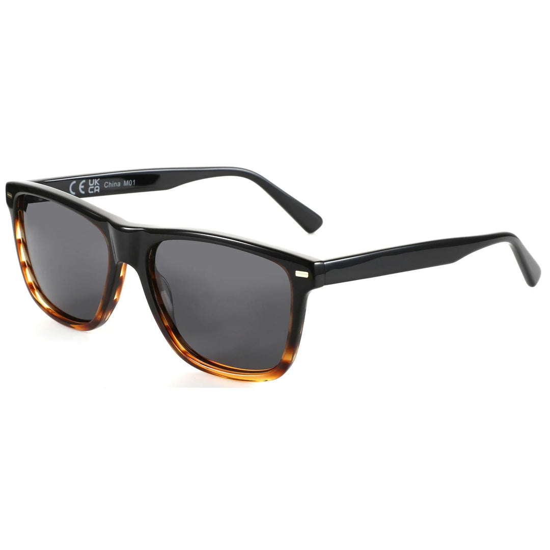 Polarized Sunglasses Square Acetate Frames UV400 Protection Unisex Classic Design