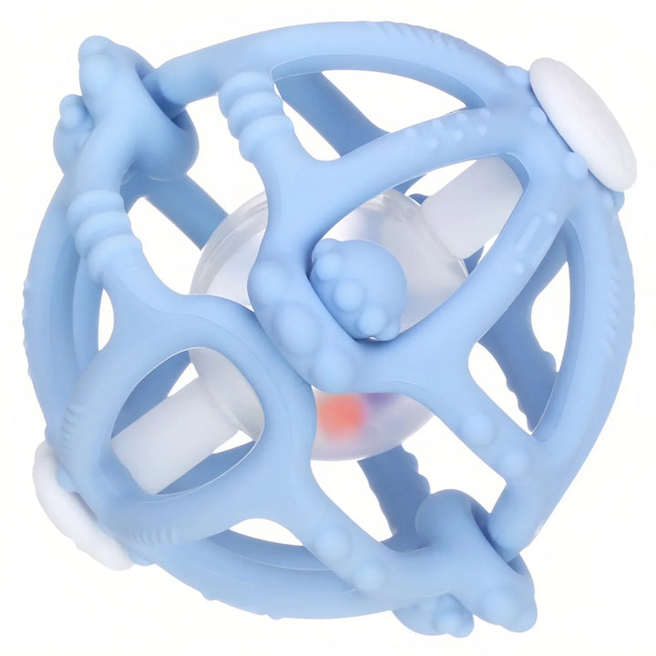 Silicone Teether Rattle Orb Montessori Newborn Sensory Toys